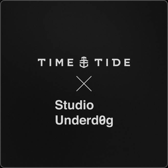 time+tide x studio underd0g collaboration boutique edition